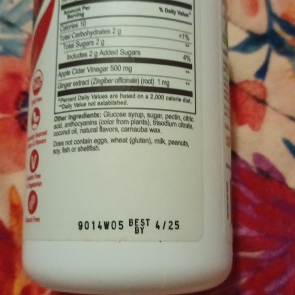 Apple Cider Vinegar Gummies (60) - Picture 2 of 3